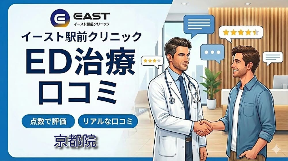 ED治療イースト駅前クリニック京都院の口コミ＆評判！